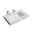 BB02-30-101, Integrated solid surface basin WITHOUT drain and faucet