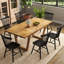 Ensemble de table de salle à manger en bois massif, table de salle à manger extensible Farmhouse et chaise Windsor pour salle à manger / cuisine-253360834-267412856-253346263