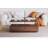 Modern Walnut Rectangular LED Lights Coffee Table with 2 drawers in 47.2"-1836429804