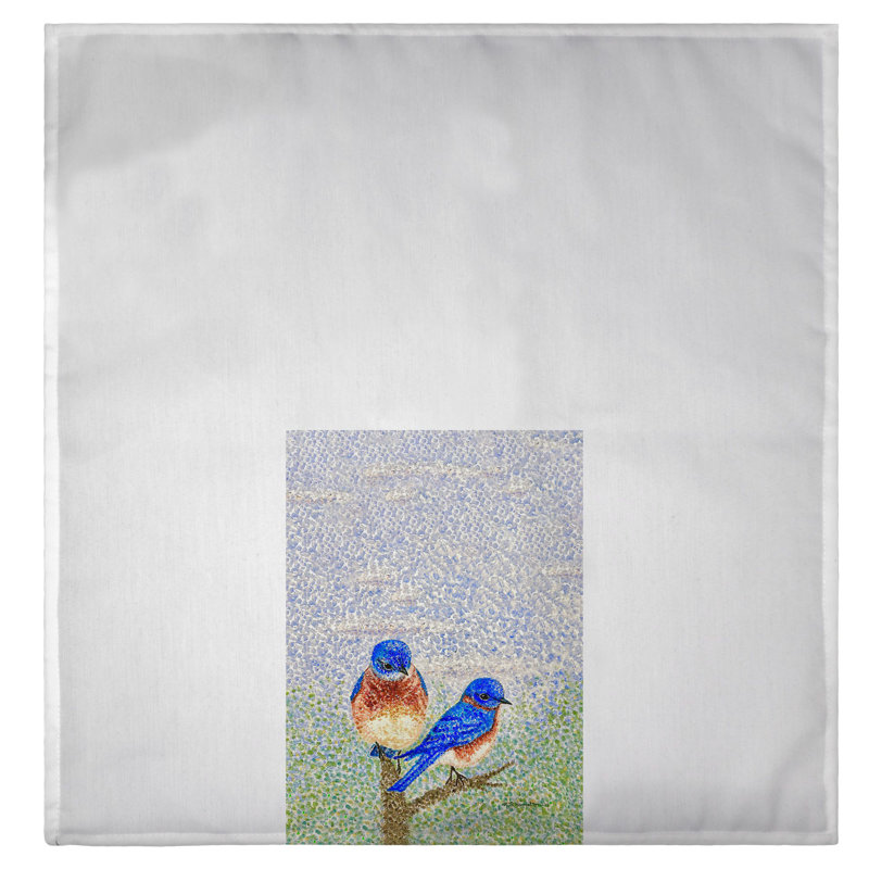 Torchon deux oiseaux