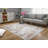 Rug Branch Seraphin 4' x 6' (3'9" x 5'6") Grey/Red Abstract Indoor Area Rug, Contemporary, Medium Pile, Stain-Resistant Carpet - Living Room, Bedroom, Dining Room, and Kitchen-26943959