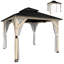 Outsunny 3 x 3 m Outdoor Hardtop Gazebo Canopy with 2-Tier Roof-125296648