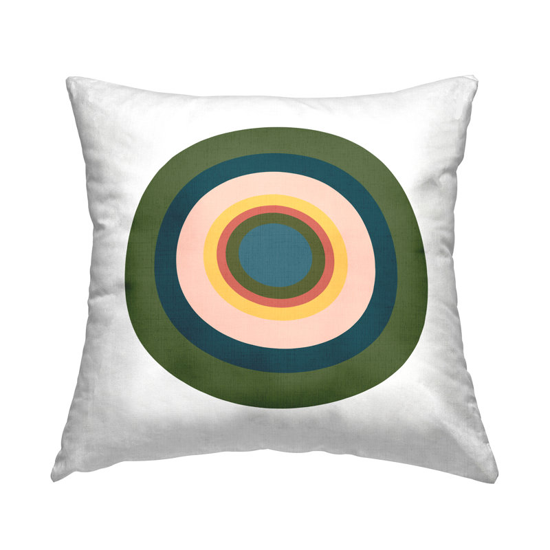  Geometric Polyester Throw Pillow