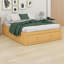 Platform Bed Frame with 4 Storage Drawers and Hydraulic Footboard Storage, No Headboard Style-250005436