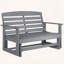 Causeuse d'extérieur avec banc oscillant-1629157047