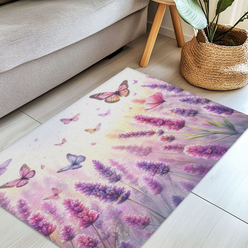 Tapis tressé Butterfly, Rectangulaire 3 pi x 5 pi