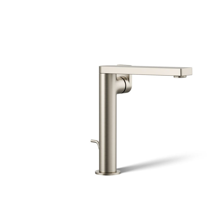 Composed Single Hole Bathroom Faucet with Drain Assembly