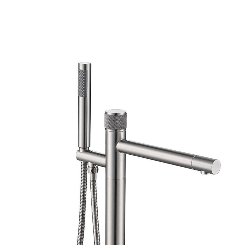 Floor Tub Spout, Brushed Nickel