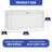 Edrosie Inc 69.6'' W 260 Gallons Water Resistant Resin Lockable Deck Box in White