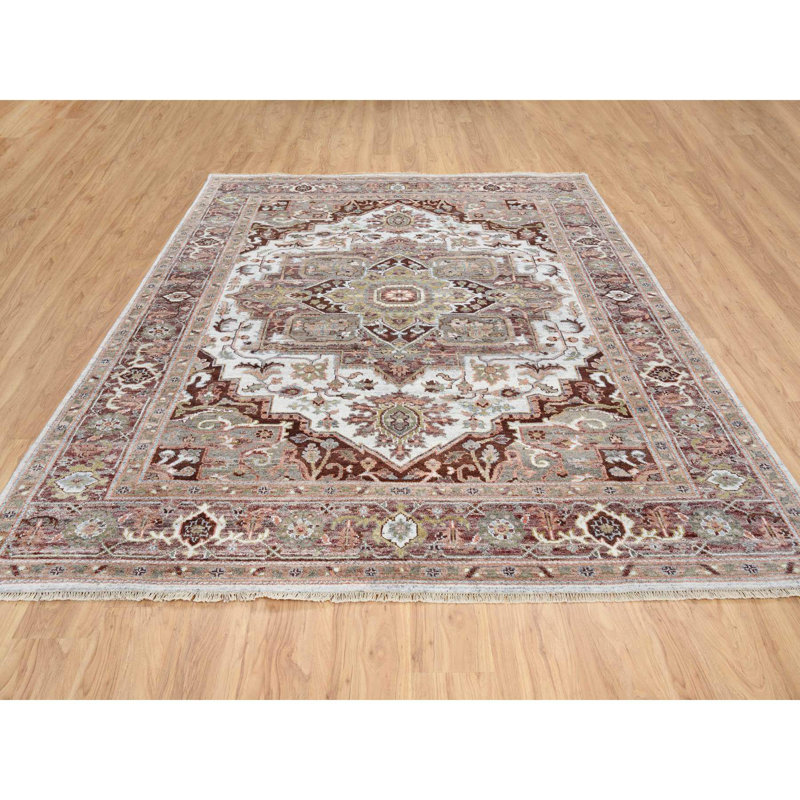 Valerieann One-of-a-Kind Rectangle 8'0" X 10'0" New Age Area Rug in