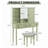 42.24'' W Vanity With Stools And Mirrors-32757838