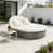 Beige Cushion/Gray Frame selected