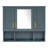 35 Inch 2-In-1  Wall Mounted Medicine Cabinet With Adjustable Shelves & Soft Close Doors, High-Define Mirror With Storage For Bathroom Vanity-264198539