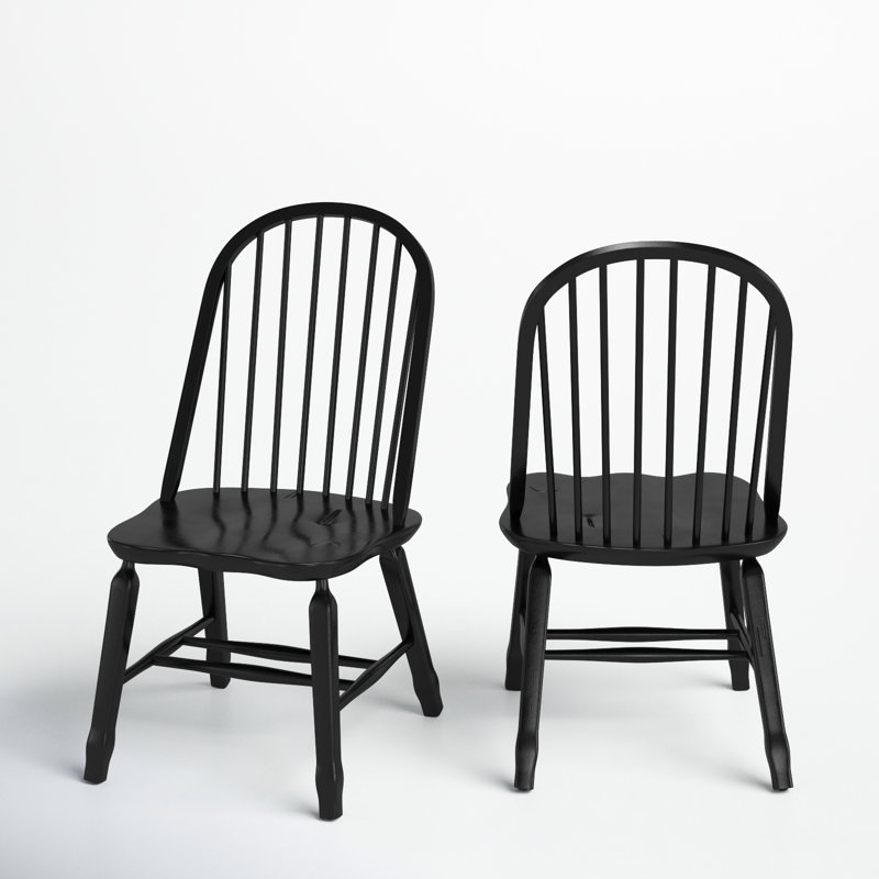 Makira Windsor Chair, Black