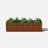 Corten Steel Series 9" H Rectangle Window Box Planter-20569363