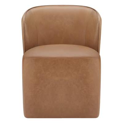 Niha Swivel Linen Dining Chair