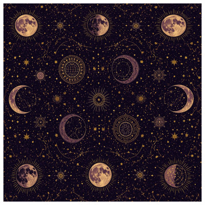 Celestial Moon Phases Comforter