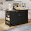 138 cm W Kitchen Island with-1843926507