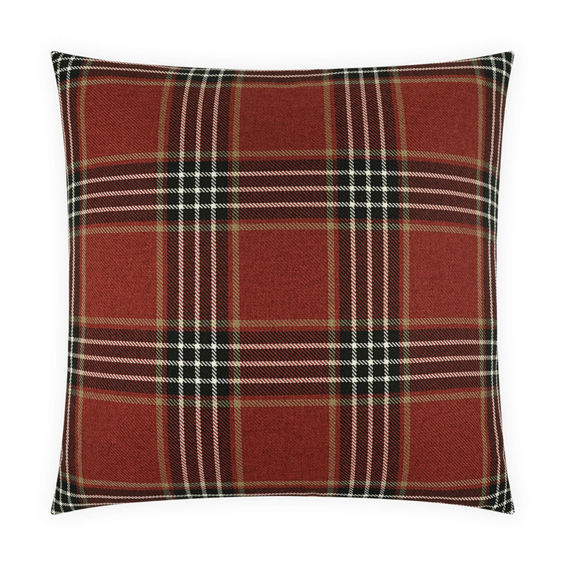 Yarmouth Square Pillow Cover & Insert, Square 22", Cinnabar