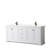 Avery 72'' Double Bathroom Vanity with Quartz Top-98213411-98213416-98213417