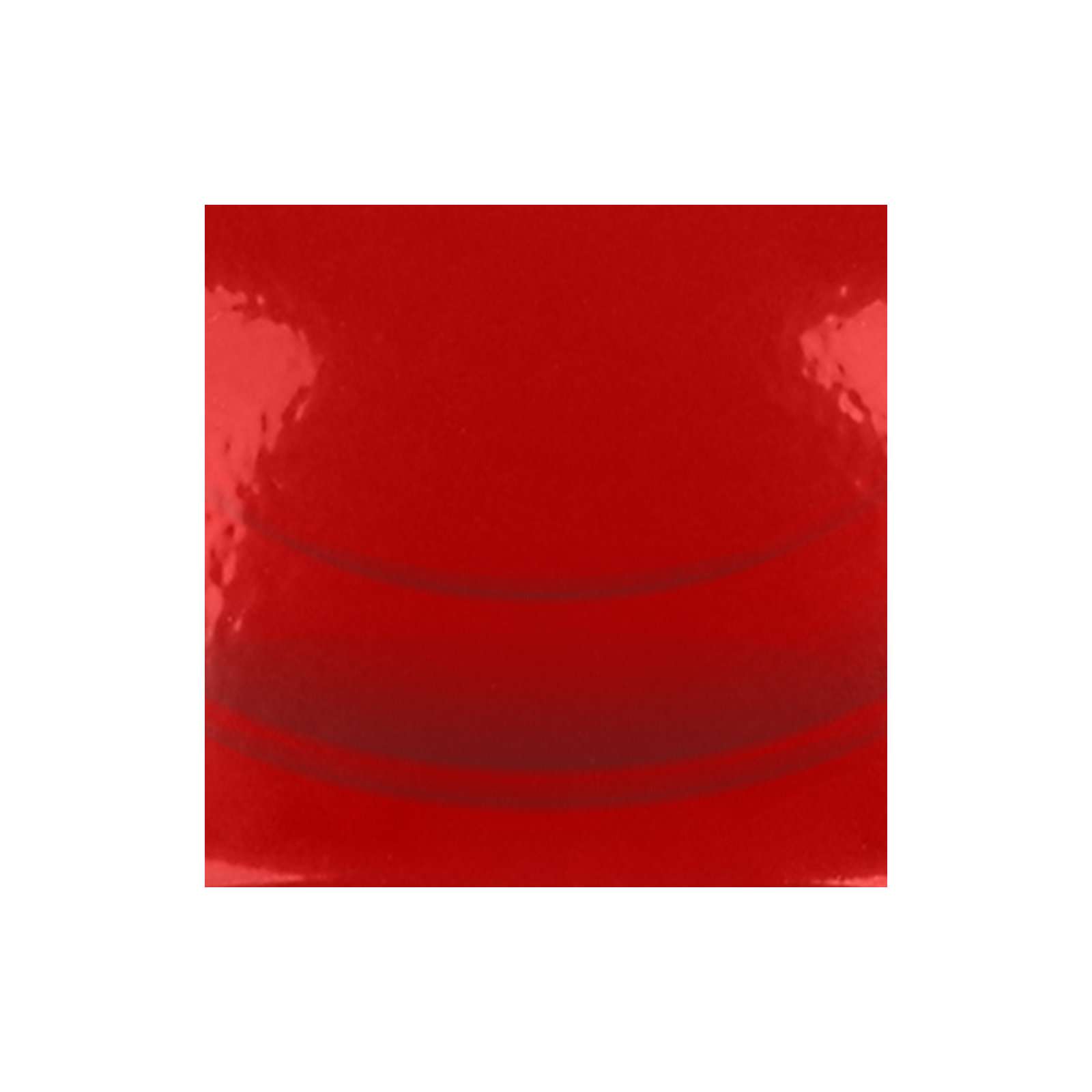 Calico 1 - Light Single Dome Pendant, Red, Matte Black