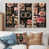 Toile naturelle avec cadre flottant