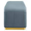 Banc rembourré en velours Koda Modway-93811975-93811974