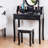 Solid + Manufactured Wood Accent Stool-31055180