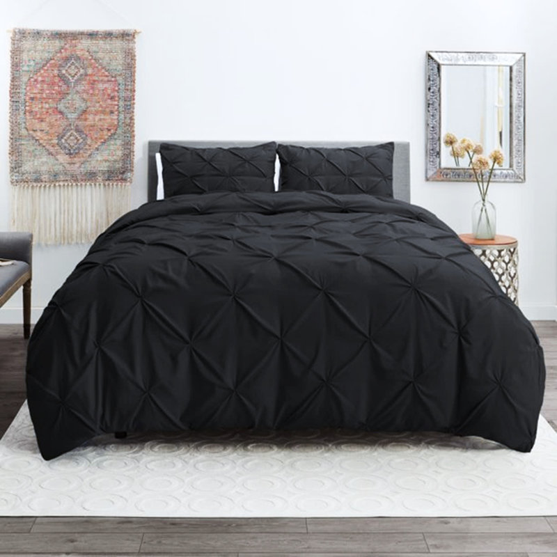 Takehisa Cotton Blend Geometric Shapes Duvet Cover Set with Pillowcases
