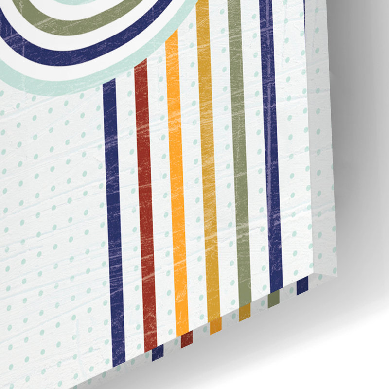 «Retro Subway 1» par Melissa Averinos, art mural en verre acrylique, H 16 po x l 12 po x P 0,13 po