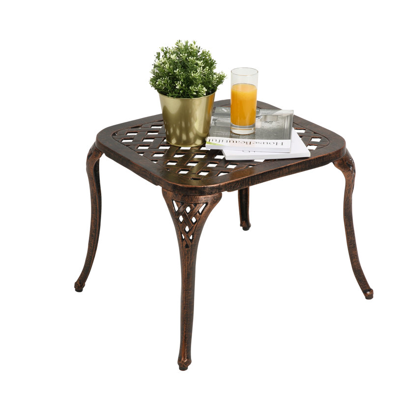 Outdoor Aluminium Table, Black