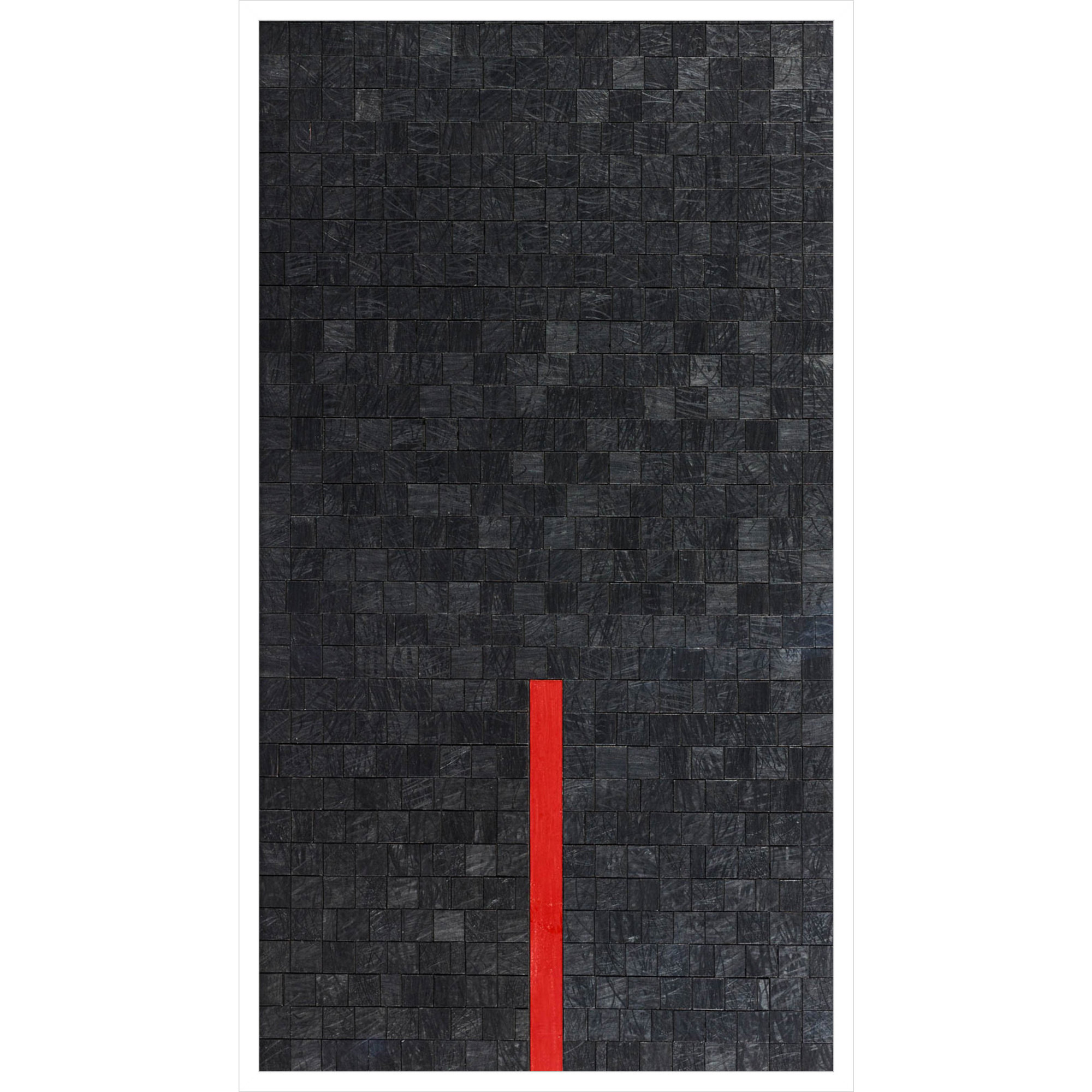 Close by Alex Dunn, White, 41" H x 23" W