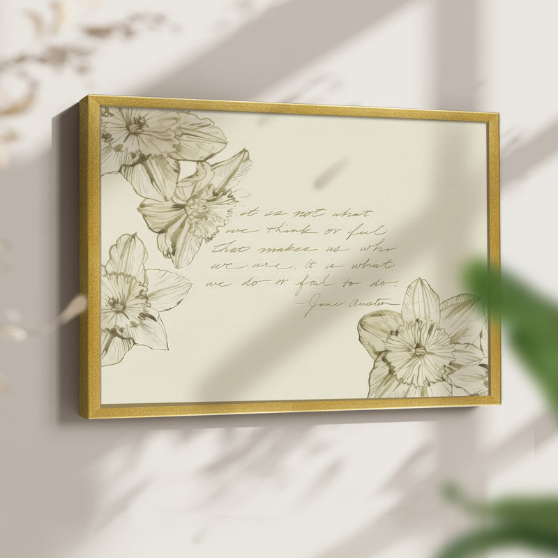 Austen's Advice I -Framed Print - Restickable