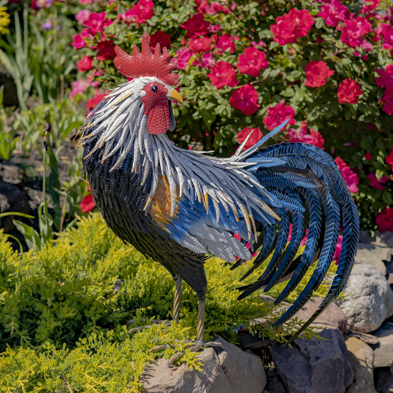 Aurelien Animals Weather Resistant Metal Garden Statue