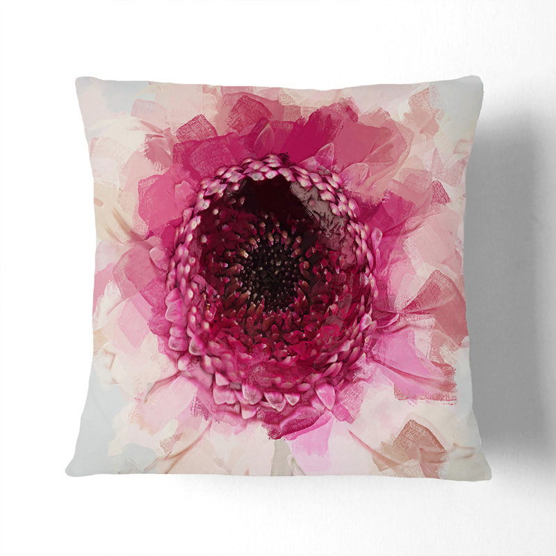 Square Throw Cushion, White, 55cm H x 55cm W x 20cm D