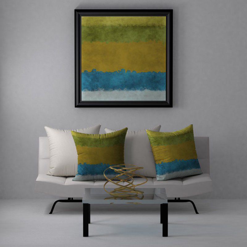 Housse de coussin décorative carrée et insert, 24 po x 24 po