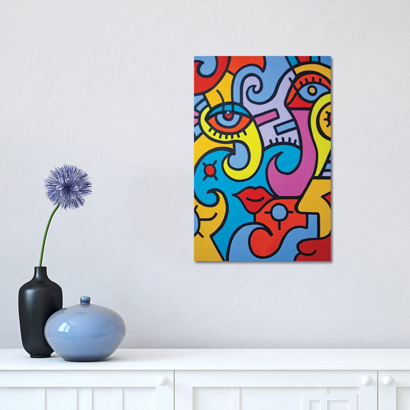 Visual Candy by Billy The Artist - Print on Canvas, Wrapped Canvas, 66.04 cm H x 45.72 cm W x 3.175 cm D