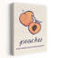 Fresh Summer Peaches 1 Piece Wrapped Canvas Wall Art-315533065