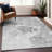 Premium Machine Washable Prisco Gray Rug-2073540243