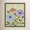 Maura "Woodblock Floral III" Print