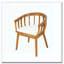 Fauteuil de salle à manger Klismos