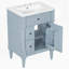 Meuble-lavabo autoportant avec tiroir rabattable 24 po avec lavabo 24 po-1641435896-1641435892