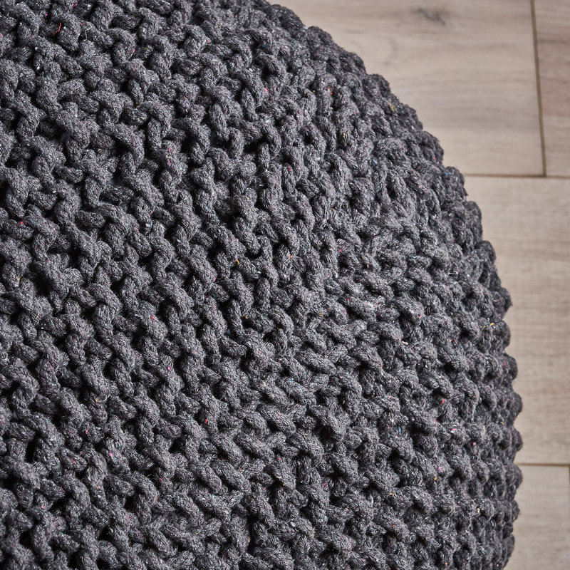 Pouf en coton Hollis
