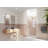 Halo 38.5 in. x 78 in. Frameless Glass Hinge Shower Door-35936160