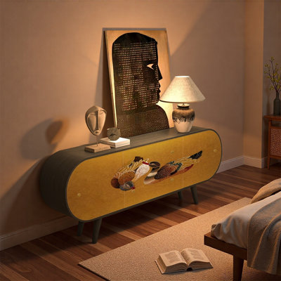 Buffet en pin durable avec rangement