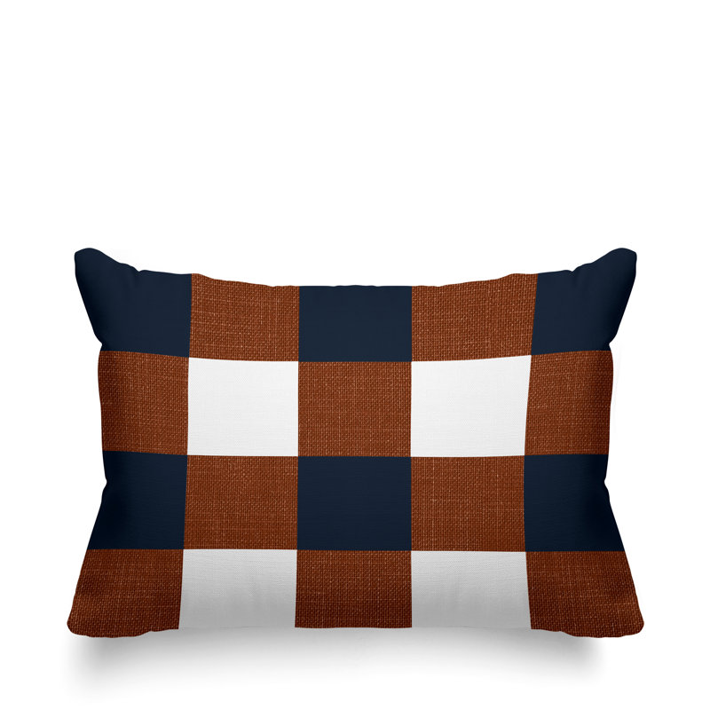 Coussin intérieur / extérieur Jeb Farm House, Orange brûlé