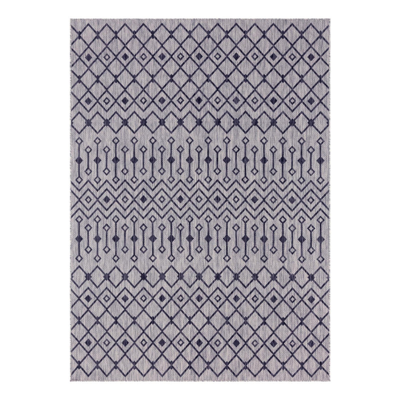 Jaylah Geometric Indoor / Outdoor Rug, Rectangle 10' x 13'1"