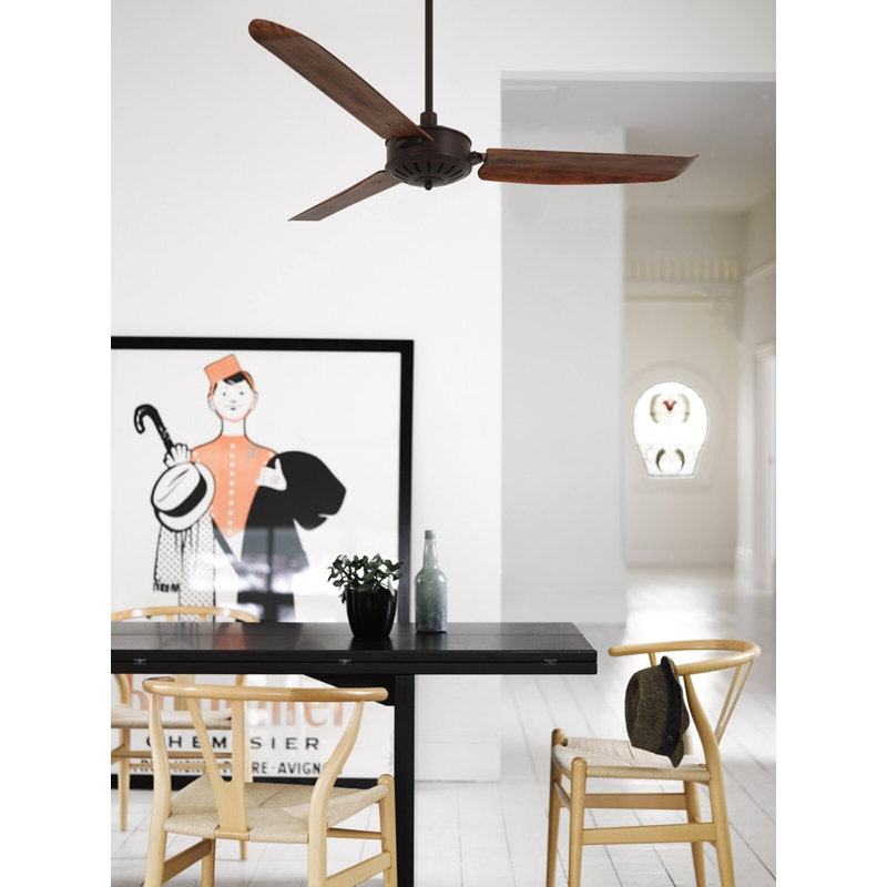 Alejandra 142cm Ceiling Fan, Brown