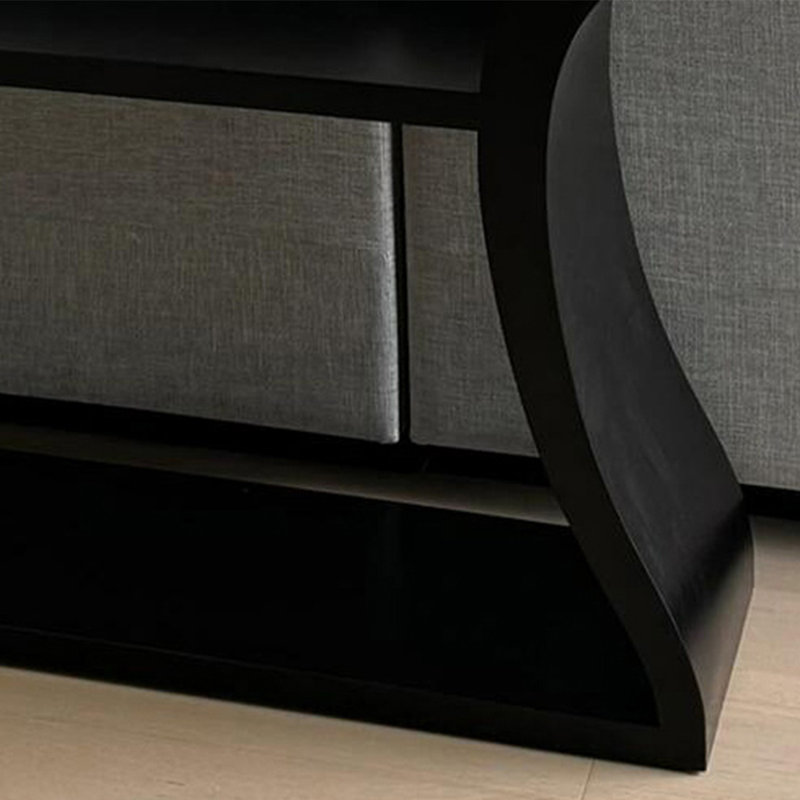 Console de style nordique moderne minimaliste, H 33,46 po x l 47,24 po x P 13,78 po