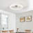 20'' Crystal Ceiling Fan With Dimmable Led Light, App & Remote Control, 3 Cct, Flush Mount For Bedroom-1216684875-1216684872